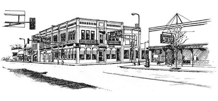 Bank Square, Little Falls